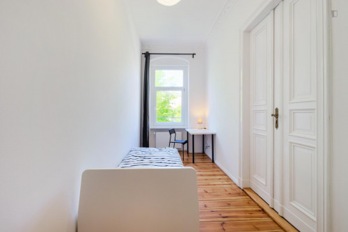 Bright single bedroom in shared apartment near centre