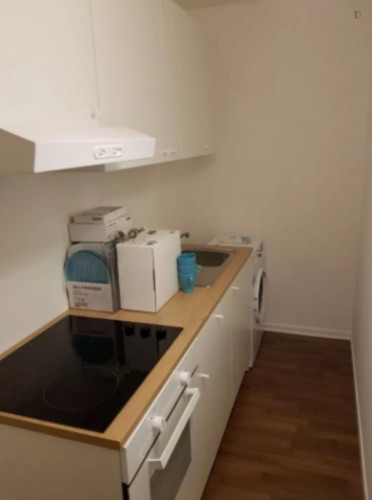 Charming single bedroom in a 3-bedroom apartment near Stellingen train station