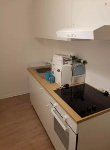 Charming single bedroom in a 3-bedroom apartment near Stellingen train station