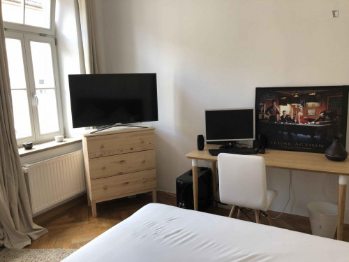 Spacious double bedroom in Ludwigsvorstadt-Isarvorstad