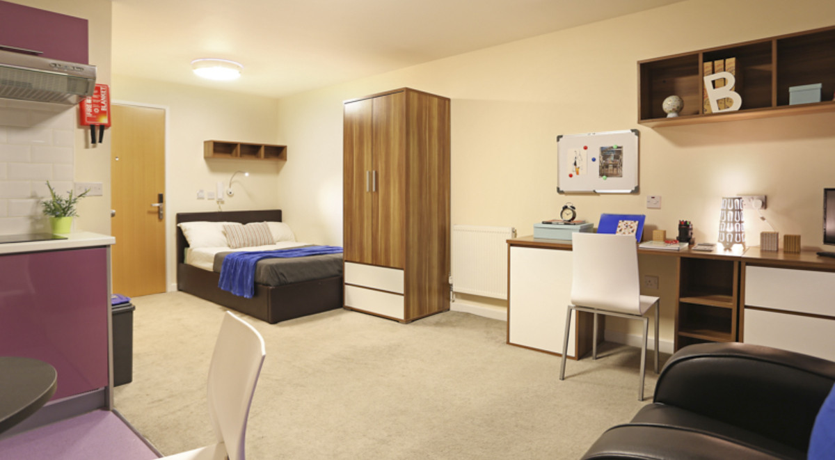  Deluxe Studio - Behn Hall  -  Canterbury Student Village  - Gallery -  3
