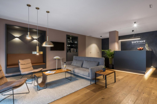 Appealing studio in a residence, in Bahnhofsviertel