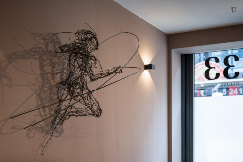 Appealing studio in a residence, in Bahnhofsviertel  - Gallery -  5