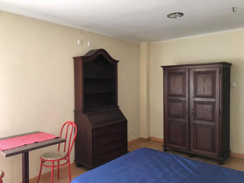 Double bedroom, with private bathroom, close to Senhor Roubado metro