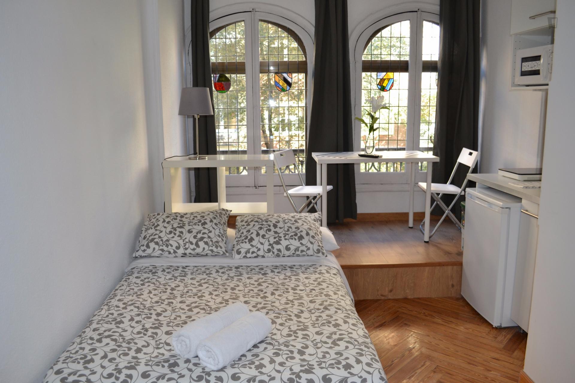 Stunning studio in student-popular Gaztambide