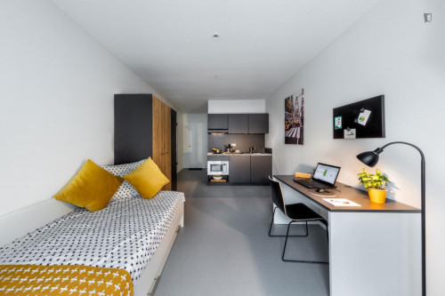 Great-looking studio in a residence in Essen
