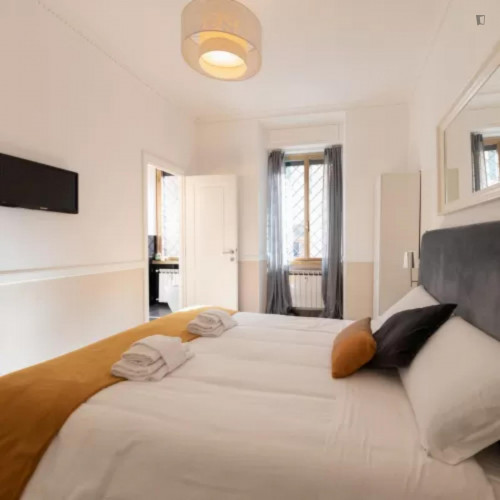 Modern two-bedroom apartment in Testaccio