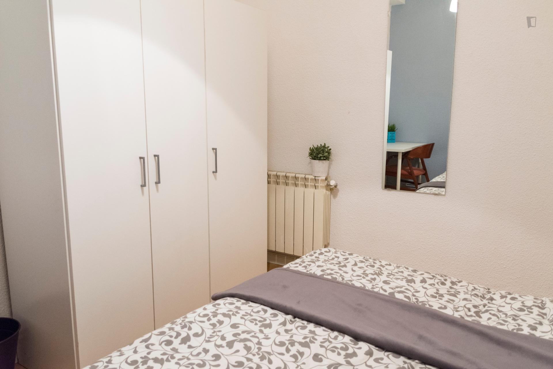 Lovely double bedroom in Recoletos