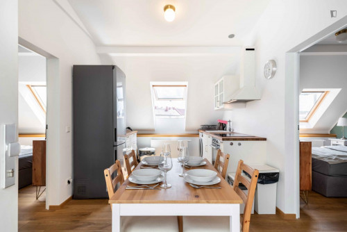 Stylish double bedroom near Theresienwiese