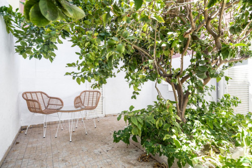 Amazing 2-bedroom flat with a back patio, in Xabregas