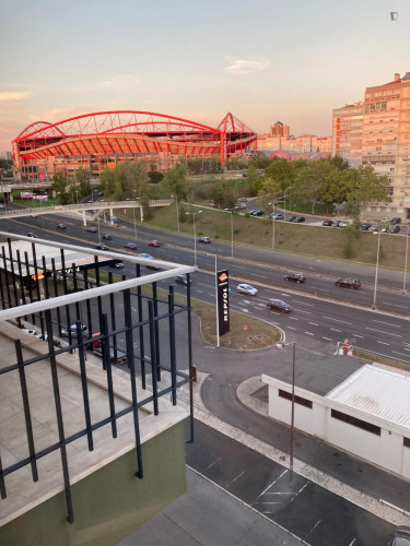 Warm and cosy single bedroom close to Instituto Politécnico and Metro Station