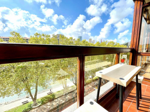 Breezy double ensuite bedroom with a balcony, near the Matiko train station