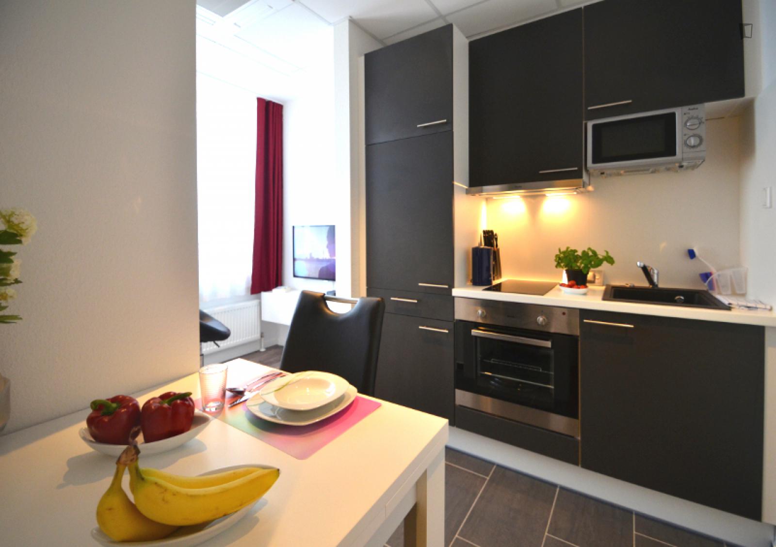  Lovely And Smart Studio Apartment, Fully Equipped In Frankfurt-Niederrad  -  Lovely and smart studio apartment, fully equipped in Frankfurt-Niederrad  - Gallery -  1