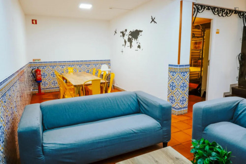 Pleasant 5-bed dorm in Restelo, a modern and colourful hostel