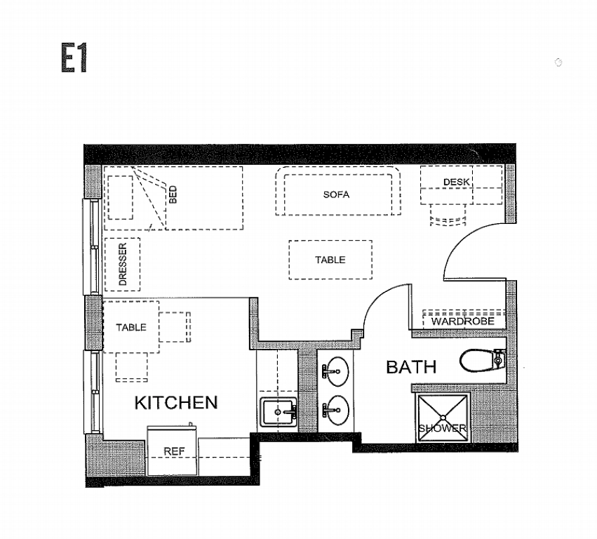 Studio - E1 - The Towers on State - Gallery - 2