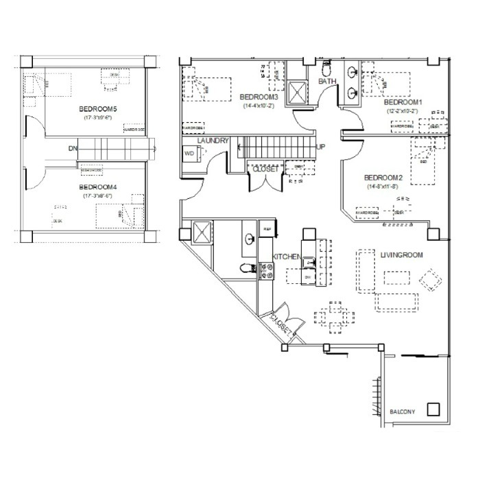  5BR/2BA -D1  -  ذا تاورز اون ستيت  - Gallery -  1