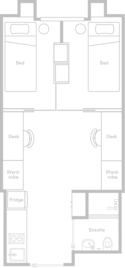  Ultra Twin Double Studio  -  Scape Adelaide University  - Gallery -  4