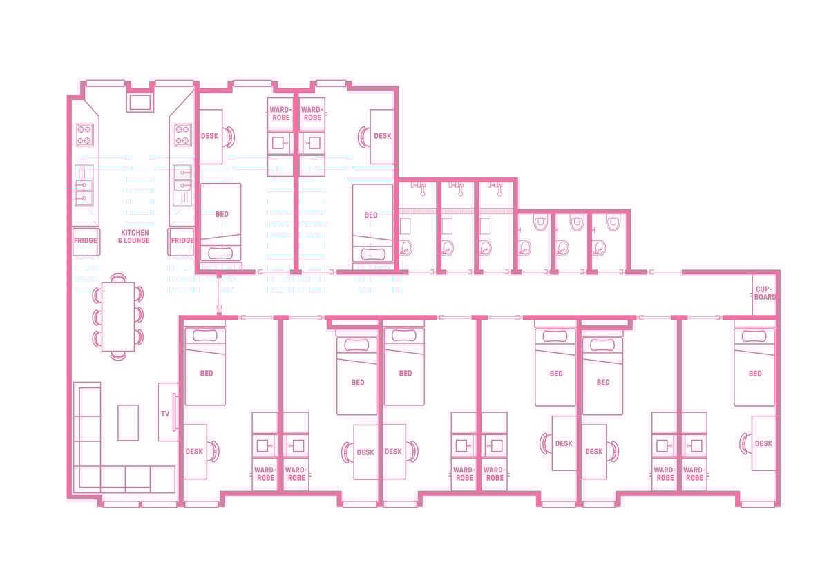  8 Bedroom Apartment  -  Scape Adelaide University  - Gallery -  7