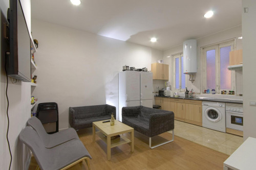 Single bedroom in cool apartment in Opera