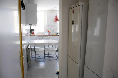 Cool double bedroom in an 8-bedroom flat near Almudena Cathedral - Gallery - 10