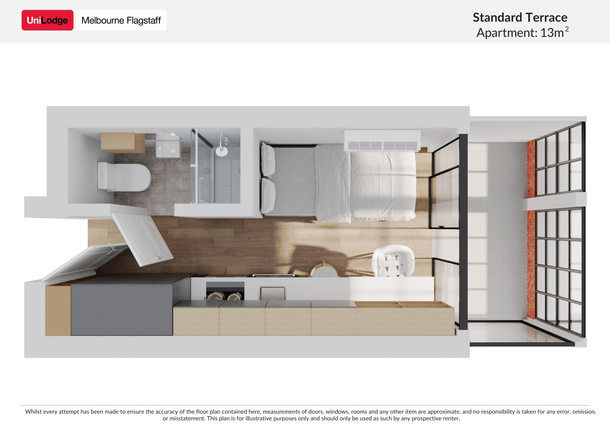 Studio Terrace - UniLodge Melbourne Flagstaff - Gallery - 8