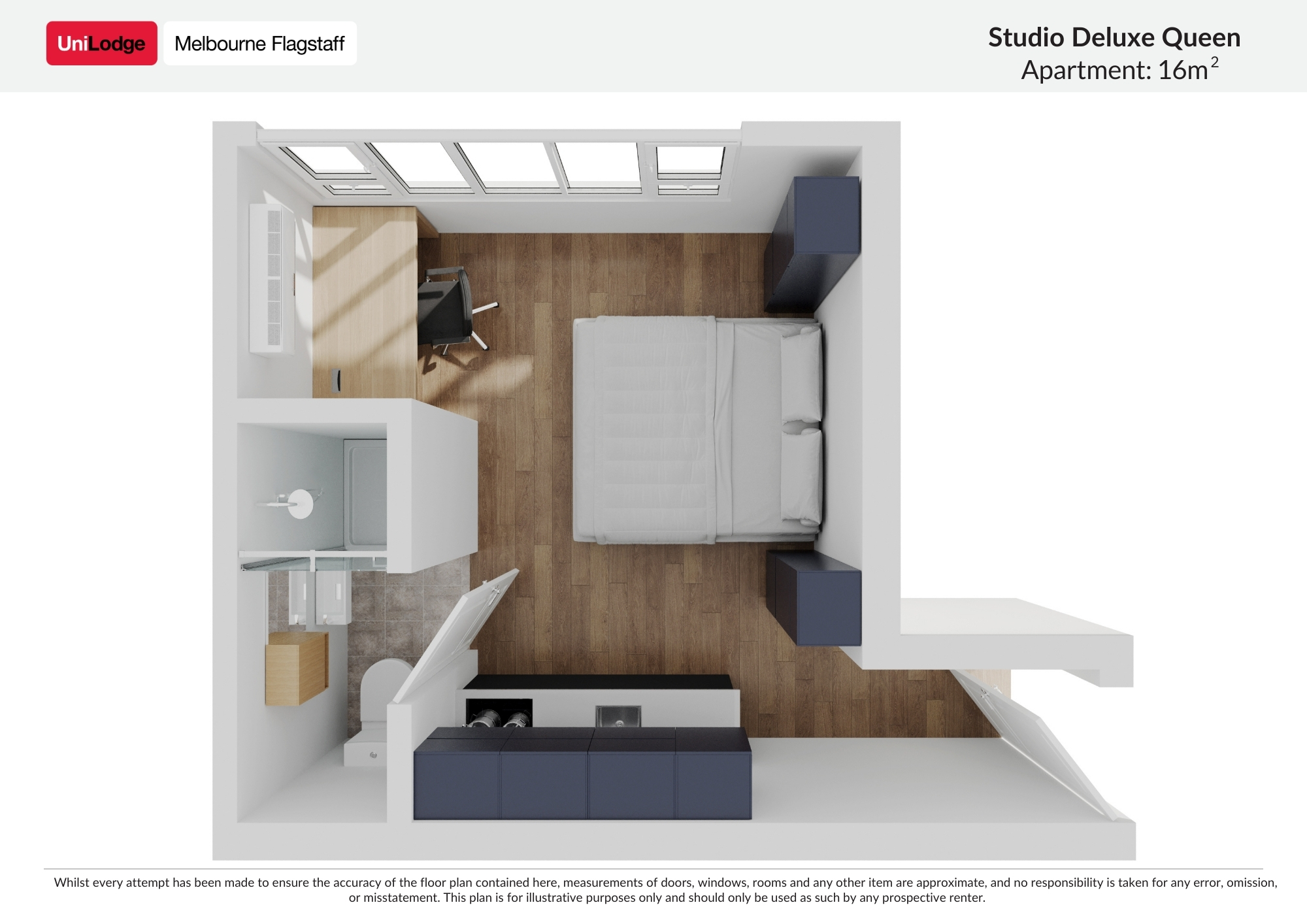  Studio Queen  -  UniLodge Melbourne Flagstaff  - Gallery -  1