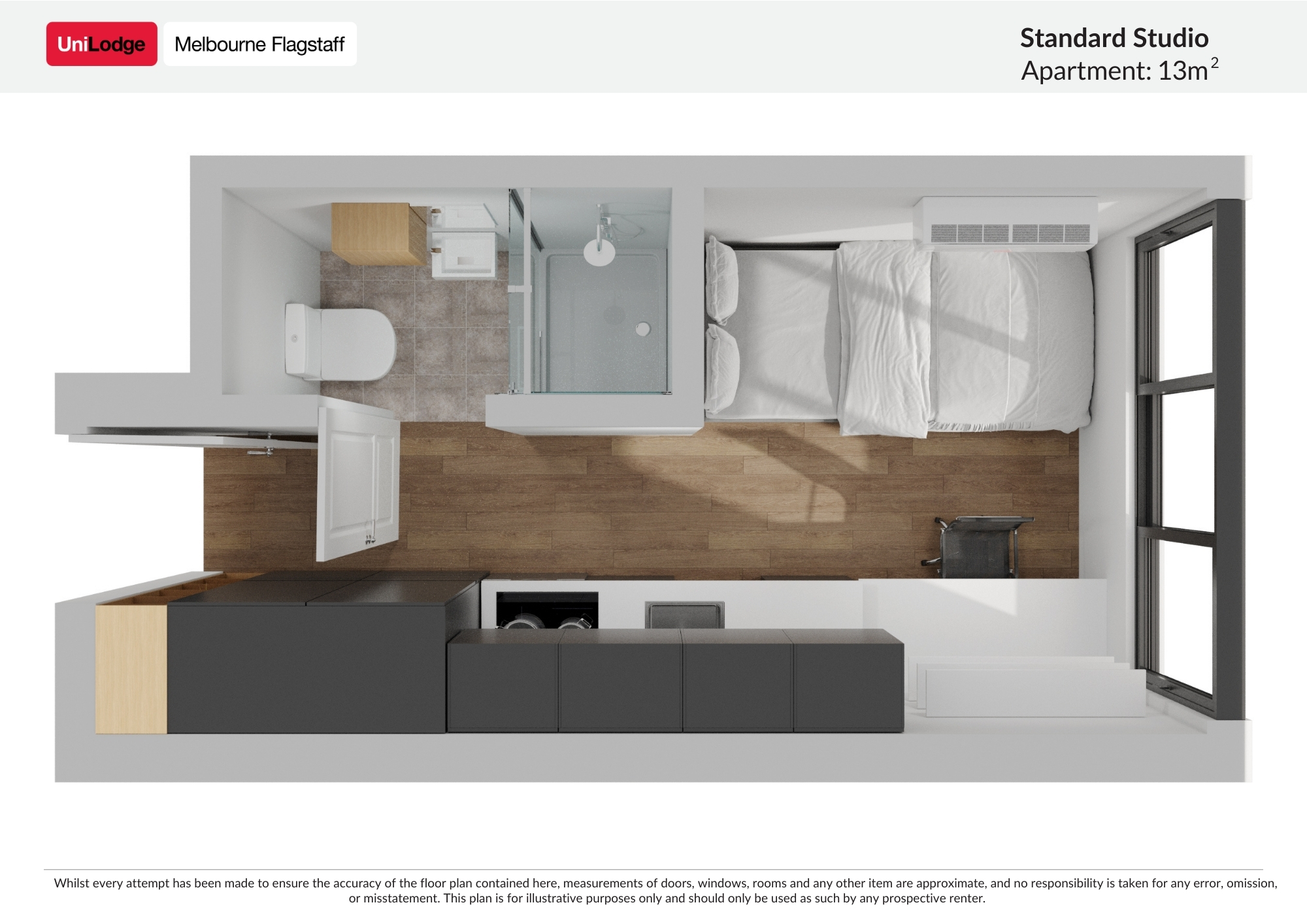  Studio Premium Corner  -  UniLodge Melbourne Flagstaff  - Gallery -  2