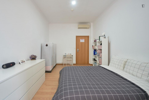 Exquisite double bedroom near the Entrecampos transport station