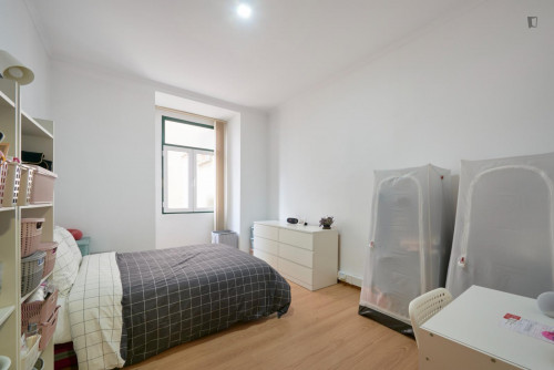 Exquisite double bedroom near the Entrecampos transport station