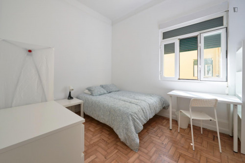Neat double bedroom in Marquês de Pombal area