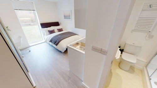 Smart studio in a residence close to Royal Stoke University Hospital - Gallery - 36