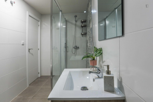 Double bedroom in a large flat, near the Delicias train station