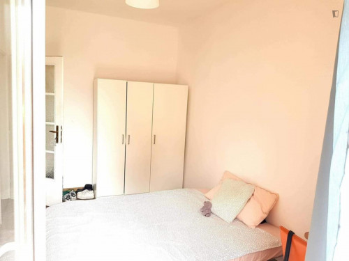 Nice double bedroom with balcony in a 3-bedroom apartment, in Kazimierz - Gallery - 2