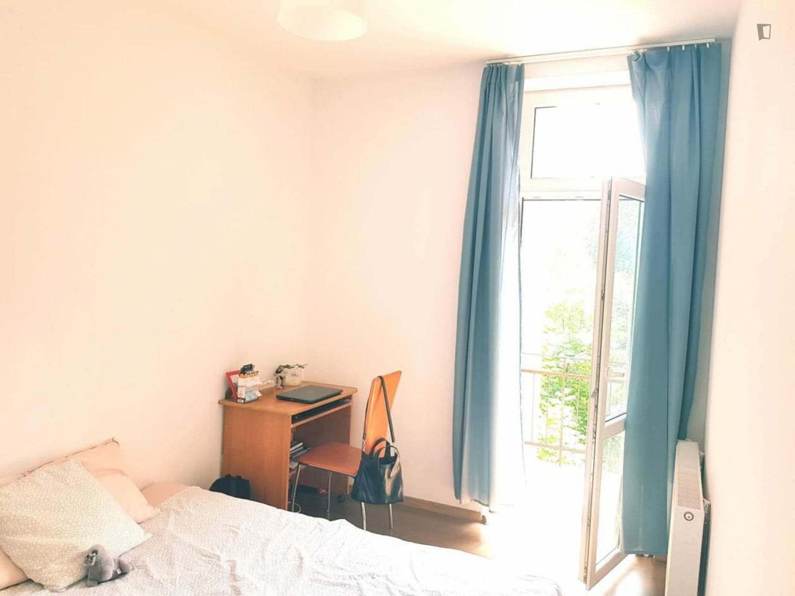 Nice Double Bedroom With Balcony In A 3-Bedroom Apartment, In Kazimierz - 1