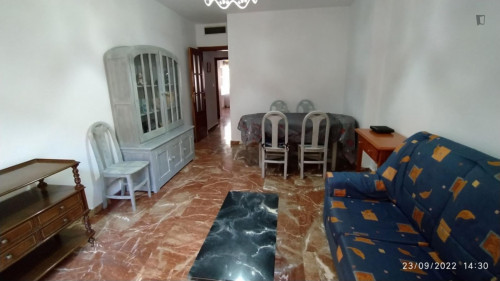 Bright room in an Spacious apartment close to Traductores, Facultad de Derecho