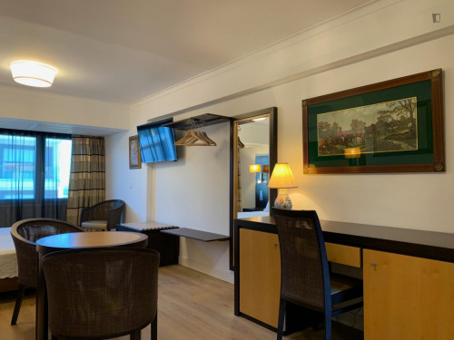 Nice studio with fireplace in Carnaxide