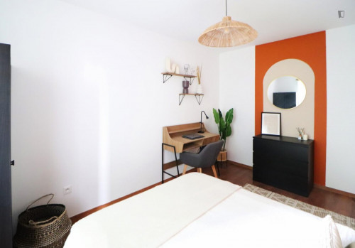 Elegant double bedroom in a 4-bedroom apartment, close to the University of Lille - Gallery - 5