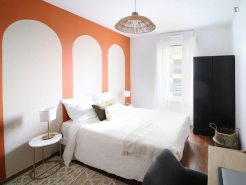 Elegant double bedroom in a 4-bedroom apartment, close to the University of Lille