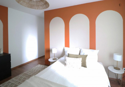 Elegant double bedroom in a 4-bedroom apartment, close to the University of Lille