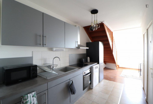 Great double bedroom in a 6-bedroom apartment, close to Crous Lille Nord-Pas-de-Calais - Gallery - 7