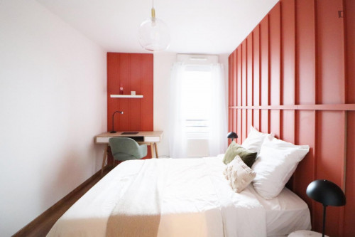 Lovely double bedroom in a 6-bedroom apartment, not far from Lille Catholic University 