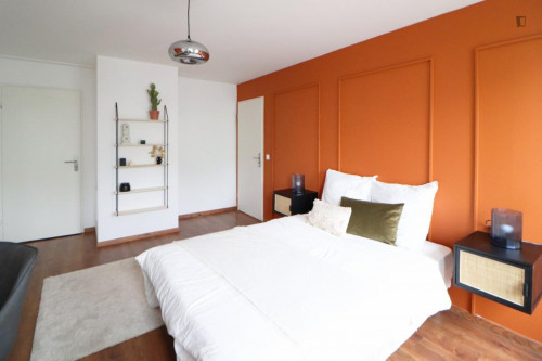 Cosy double bedroom in a 6-bedroom apartment, near Lille Grand Palais metro
