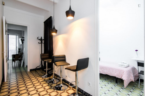 Cosy single bedroom in a modern flat with balcony, close to Collblanc metro station - Gallery - 11