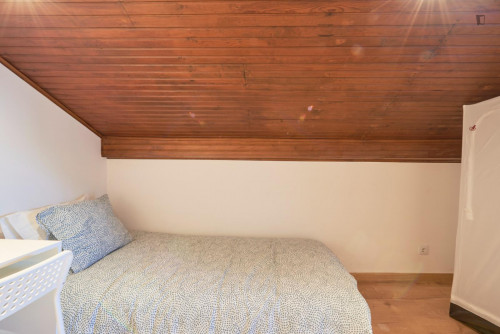 Cosy single bedroom without window not far from Roma metro station