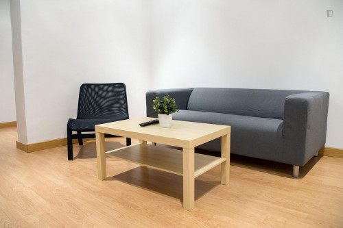 Friendly double bedroom near to the La Latina metro station