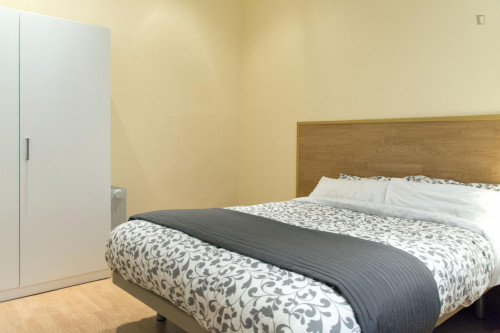 Friendly double bedroom near to the La Latina metro station