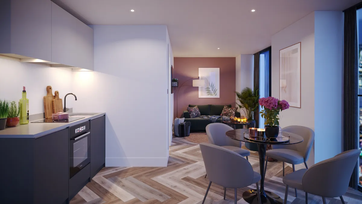 Large 1-Bedroom Apartment - City Co-Living Newcastle - Gallery - 5