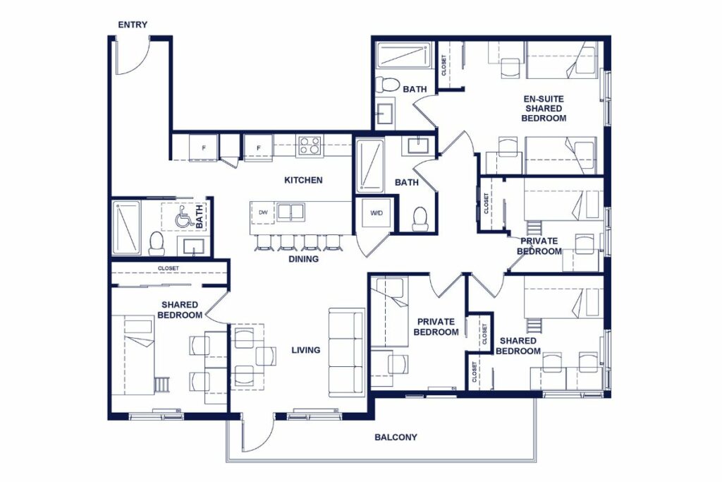  En-Suite Shared Bedroom  -  GEC King Edward  - Gallery -  4