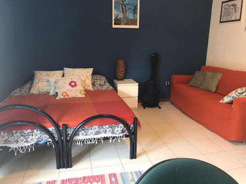 Private Double Bedroom In 2-Bedroom Apartment With Beautiful Terrace In Rome Labaro Neighbourhood Near Sant'Andrea Hospital
