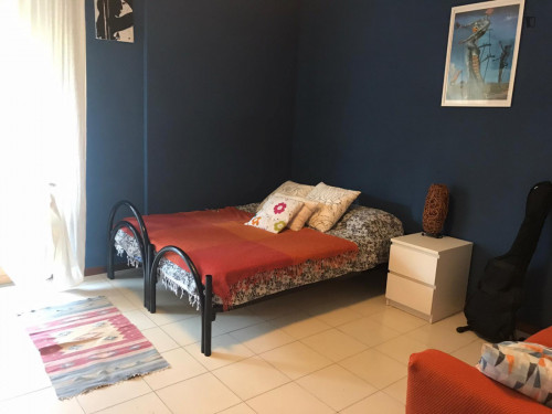 Private Double Bedroom In 2-Bedroom Apartment With Beautiful Terrace In Rome Labaro Neighbourhood Near Sant'Andrea Hospital